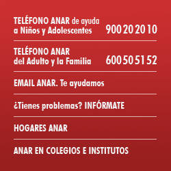Teléfonos ANAR de ayuda a niños, adolescentes y familias